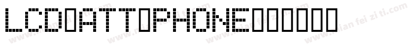 LCD ATT Phone字体转换